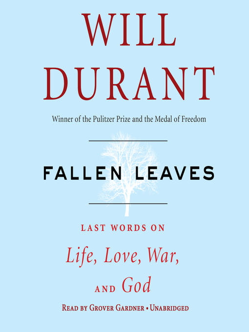 Title details for Fallen Leaves by Will Durant - Available